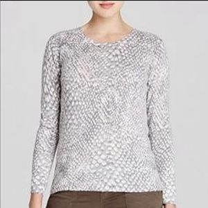 Joie snake pattern pullover knit top